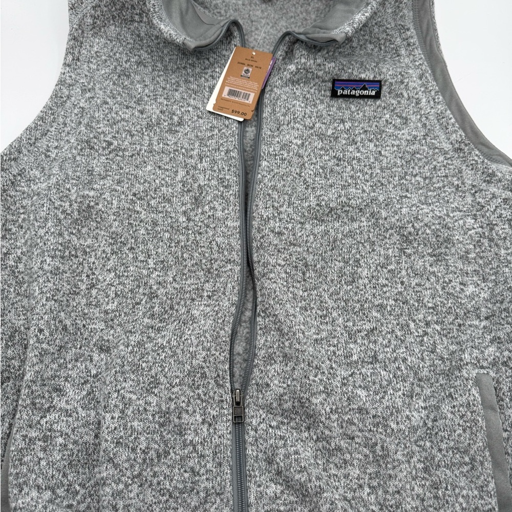 Patagonia Heather Gray Zip Vest